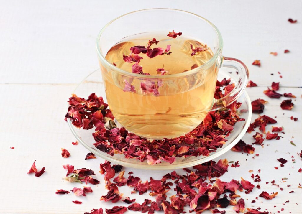 recette ayurvédique tisane rose