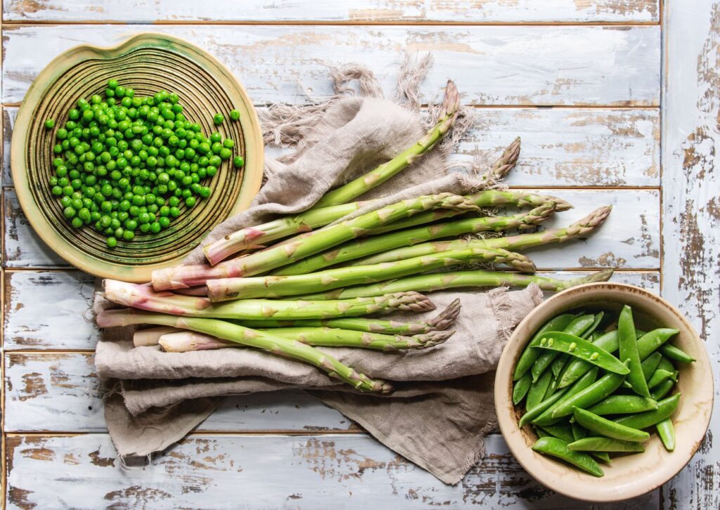 recette asperges petits pois