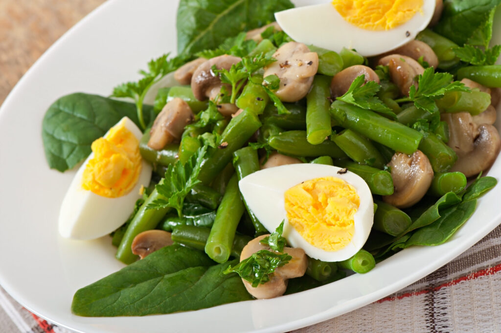 recettes printemps dhal petis pois epinard oeuf